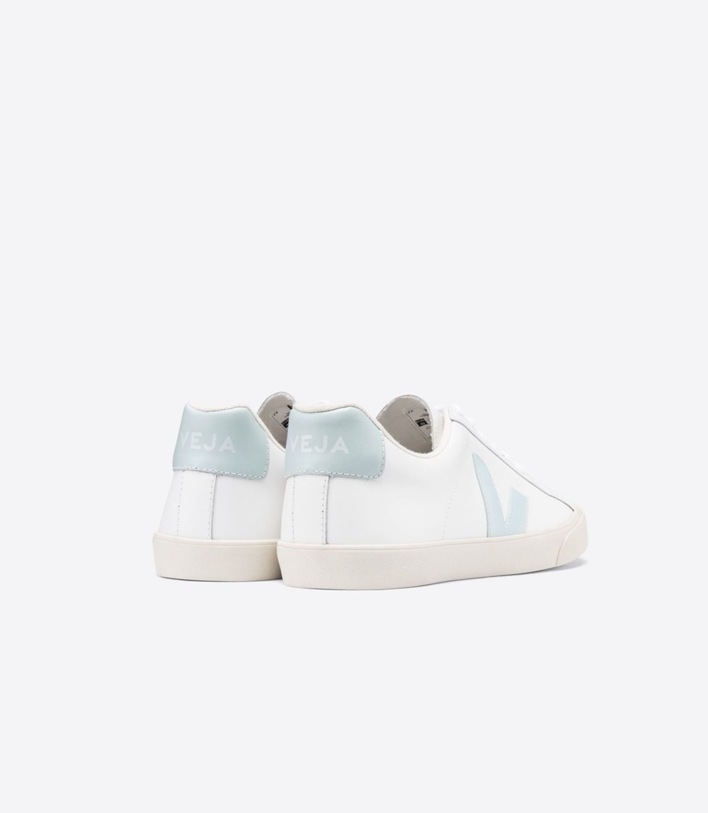 Veja Trainers Mens White - Esplar Leather - BTLZ-69721